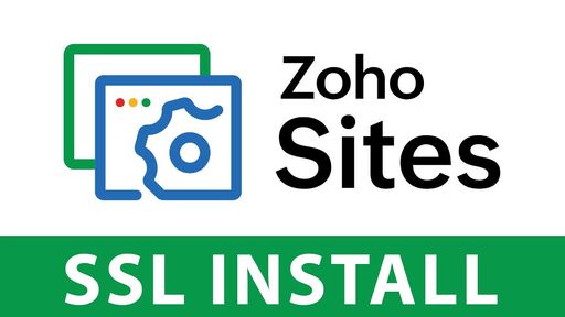 Zoho Sites SSL Installation Guide Video